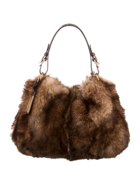 womens fake fur bags|Faux Fur Handbags & Purses for Women .